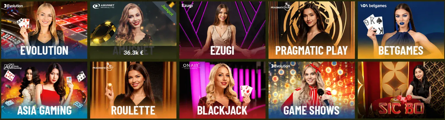 Thor Casino live lobby