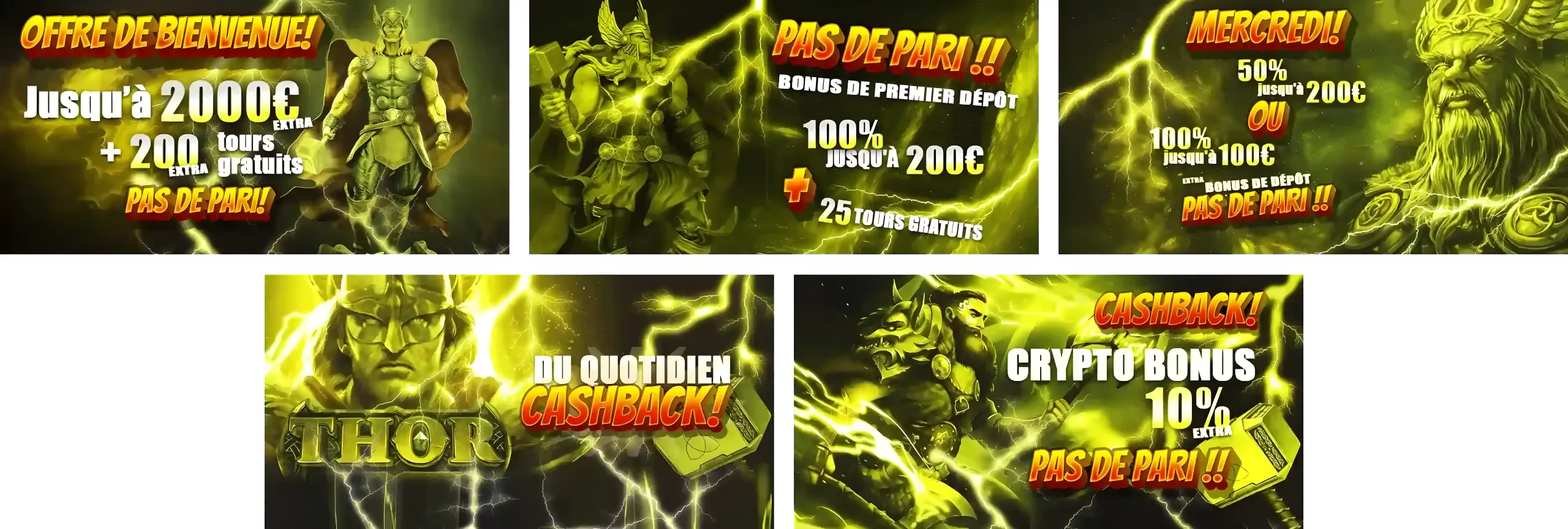 Thor Casino regular promotions and bonuses